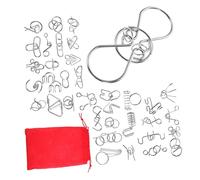 ZUNOXAZ Metal Brain Teaser Puzzle for Wire Teasers for Logical Thinking and Problem Solving Lightweight Educational to Develop Analytical and Imaginative Skills