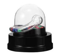 ZUNOXAZ Mini Electric Lottery Machine Compact Portable Funny Party for Bingo and Lotto Balls Drawing Transparent Plastic Lucky Number Picker for Birthday and Year