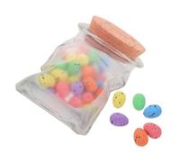 ZUNOXAZ Mini Foam Easter Egg Ornaments Speckled Decorative Eggs for Easter Party Decorations and Table Centerpiece for Holiday Festive Atmosphere and Creative Photo Props