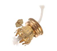 ZUNOXAZ Mini Metal Kerosene Lamp Burner Base Wick Holder for Vintage Oil Lamps Safe Jute Rope Material Easy Installation and Flame Control Replacement Regulator