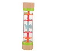 ZUNOXAZ Montessori Wooden Rain Stick Musical Instrument for Colorful Raindrop Sound Hourglass Educational Music for Stimulates Hearing and Skills Gift
