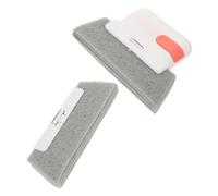 ZUNOXAZ Multi-function Window Track Cleaning Brush with Non-slip Handle Removable Dual-head Design for Narrow Grooves Corners and Door Crevices and Cloth Material for Home and Bathroom Use