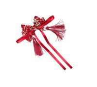 ZUNOXAZ New Year's Greetings Headdress Women Bow Elegant Wow Pink Girl Hair Accessories Hair Toppers Chinese Style Chinese Style Headdress