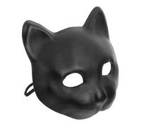 ZUNOXAZ Panther Cosplay Half Mask Unique Animal Masquerade Party Mask Comfortable Modeling Face Cover for Halloween Carnivals and Costume Events