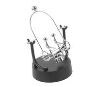 ZUNOXAZ Perpetual Motion Tabletop Ornament Iron Art Swinging Couple Decoration Creative Home Adornment Desk Living Room Physics Pendulum Balance