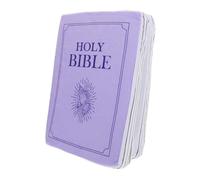ZUNOXAZ Plush Bible Throw Pillow Soft Decorative Cushion Small Plush Book Shape for Couch Decor and Adults
