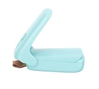 ZUNOXAZ Portable Mini Bag Sealer Handheld Food and Snack Bag Sealing Machine with Lightweight for Freshness Preservation Blue Compact Design