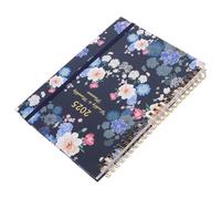 ZUNOXAZ Portable Planner Book Thick Paper Coil Binding Multi-functional Calendar Notebook for Personal Travel Office Students Teachers Daily Monthly Schedule