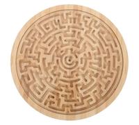 ZUNOXAZ Portable Wooden Labyrinth Board Maze Puzzle for Round Bead Maze Game for Early Education Critical Thinking Development and Travel Entertainment