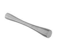 ZUNOXAZ Premium Stainless Steel Cocktail Muddler Long Handle Bar Tool for Crushing Ice and Fruits Corrosion-resistant Mixer with Gridded Texture for Home Bar Accessories and Cocktail