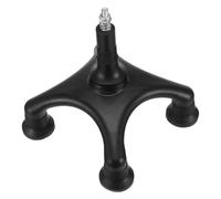 ZUNOXAZ Quad Tip Walking Cane Base Non-Slip Four-Point Support Crutch Replacement Leg with Rotating Protective Cover for Elderly Stability and Safety