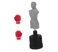 ZUNOXAZ Realistic Mini Boxing Set for Dollhouse Enthusiasts and Collectors, Lightweight Pla Material with Mini Boxing Gloves and Sandbag, Seamless Integration 1:12 Scale Random Color