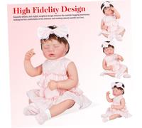 ZUNOXAZ Reborn Doll Lifelike Vinyl Girl with Weighted Body and Realistic Hair Posable Limbs for Hugging and Role Play Gift for Family Celebrations Random Color