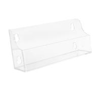 ZUNOXAZ Refrigerator Organizer Rack with Suction Cup Holder, Acrylic Hanging Shelf for Drinks and Chocolate, Space-Saving Storage Solution for Convenience Stores and Offices