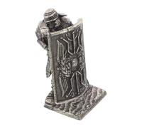 ZUNOXAZ Retro Knight Figurine Vintage Roman Legionnaire Miniature Statue for Home Office Desk Decoration Creative Historical Ornament for Party Table Display