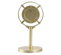 ZUNOXAZ Retro Microphone Model Fake Mic for Broadcast Photography Bar Background Music Decorations Educational Toy Pretend Play Mics