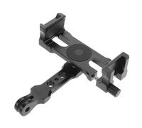 ZUNOXAZ Rotatable Phone Tripod Mount with Cold Shoe Bracket Adjustable Smartphone Clamp Stand for All Phones Stable Desktop Holder for Live Streaming and Mobile Photography
