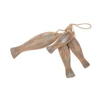 ZUNOXAZ Rustic Nautical Wood Fish Ornament Handmade Unfinished Wooden Wall Decor for Coastal Beach House Lake Cottage Fishing Cabin DIY Craft Projects