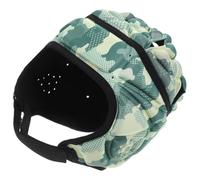 ZUNOXAZ Scrum Cap Rugby Headguard with 3D Hollow Ear Design and Leak Holes, Polyester Material Adjustable Elastic Cord Suitable for Youth and Adult Rugby Players