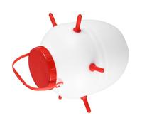 ZUNOXAZ Silicone Lamb Feeder Bottle Thickened Plastic Feeding Supplies for Sheep Goat Pig Dog High Temperature Resistant Capacity with Nipples for Farm Animal Milk Feeding Random Color