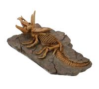 ZUNOXAZ Simulated Dinosaur Pendant Wall Hanging Decor Resin Model Brown Home Backdrop Ornament Stylish Design