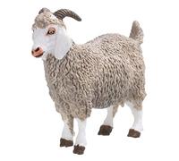 ZUNOXAZ Simulated Model Light Grey Vivid Solid Animal Figurine Creative Sheep Ornament for Decoration Poultry Farm Scene