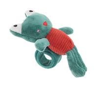 ZUNOXAZ Slap Bracelet Stuffed Animal Plush Frog Shape Snap Band Comfortable and Portable Plaything for Parties and Daily Fun Birthday for Boys