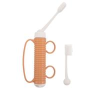 ZUNOXAZ Soft Toothbrush for Disabled Adults - Mobility Aid Tooth Cleaning with Replaceable Head - Adaptive Oral Care for Elderly, Stroke Survivors & Handicap