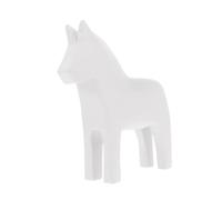 ZUNOXAZ Solid Wood Wooden Horse Figurine Nordic Style Home Decor Ornament with Fine Craftsmanship for Living and Office Desktop Decoration