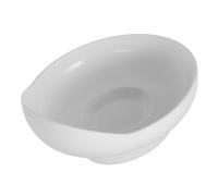 ZUNOXAZ Spill Adaptive Elderly Feeding Tableware with Suction Cup Base Leakproof Non Slip Self Feeding Plate for Disability Aid Rehabilitation Support and Independent Dining in White