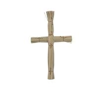 ZUNOXAZ St Brigid’S Hanging Straw Cross Wall Decor - Natural Irish Traditional Craft Cross for Kitchen, Entryway, and Festival - Handwoven Cultural Symbol of Ireland Heritage