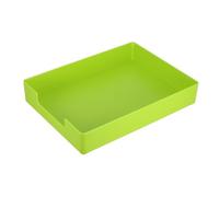 ZUNOXAZ Stackable Letter Tray and Desktop Storage Box Organizer, Plastic Document Holder with Pen Holder, Compact Office Desk Tray Organizer for Paperwork Filing and Workspace Supplies