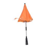 ZUNOXAZ Stroller Parasol with Clamp UV Protection Silver Plated Sun Shade Umbrella for Strollers Wheelchairs and Outdoor Use Water Resistant Canopy