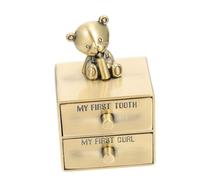 ZUNOXAZ Teeth Storage Box Safe Keepsake Case for Style Tooth Preservation Organizer Birthdays Christmas Baptisms Hygienic Collectible for Cherished Memories