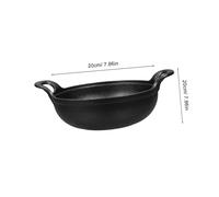 ZUNOXAZ Thickened Cast Iron Skillet Non-Stick Round Saucepan for Household Cooking Heat-Resistant Old Style Iron Pot Suitable for Open Flame Easy to Clean Multi-Function Stew and Fry Pan