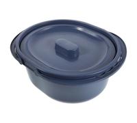 ZUNOXAZ Thickened Large Bedpan with Lid and Dual Handles - Portable Plastic Urinal Pot for Elderly Men and Women, Night Urine Jug Suitable for Travel, Camping, and Emergency Use