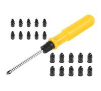 ZUNOXAZ Tire Repair Kit with Large and Small Rubber Screws and Screwdriver Portable Puncture Repair Tool for Cars Motorcycles and Electric Bikes Reliable Go Tyre Fix