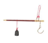 ZUNOXAZ Traditional Wooden Pole Scale Handheld Multi-function Kitchen Food Scale with Precise Copper Weight for Dried Fruit Weighing and Home Use Portable Lightweight Design with Classic
