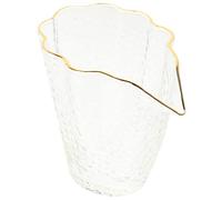 ZUNOXAZ Transparent Japanese Style Hammered Glass Tea Distributor Cup Multi Function Reusable Tea Separator for Brewing Scented Easy Clean Glass with Creative Pouring Spout