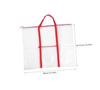 ZUNOXAZ Transparent Poster Board Storage Bag with Handles Capacity Drawing Board Carrier for Art Supplies and Bulletin Display Practical Wear-Resistant Organizer for Posters and Charts