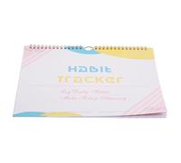 ZUNOXAZ Undated Daily Planner English Spiral Habit Tracker Journal Goal Tracker for Students Teachers Versatile Habit Planner for Personal Growth Learning