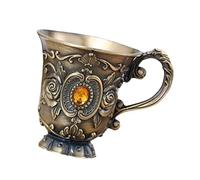 ZUNOXAZ Vintage Metal Wine Chalice Retro Red Wine Goblet Smooth Surface Easy to Clean Nordic Style for Party Home Bar Gift