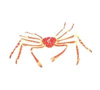 ZUNOXAZ Vivid Simulated Crab Model Sea Life Animal Figurine Educational for Creature Ornament Home Decoration Party Favor Portable Learning Aid