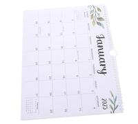 ZUNOXAZ Wall Hanging Calendar Planner January to June Extended Coverage Paper Spiral Bound for School Office Organization