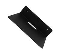 ZUNOXAZ Wall Mounted Router Rack and Projector Holder with Solid Load Bearing Aluminium Alloy Design, Space Saving Shelf for Office and Home Use, Black Wall Mount Router Bracket
