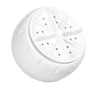 ZUNOXAZ Washing Machine Portable Washing Machine Ultrasonic Laundry Washer Mini Dishwasher Mat Plastic White