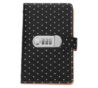 ZUNOXAZ Waterproof 100 Envelope Challenge with Password Lock - Money Saving Challenge Binder with Rhinestone and Clear Pockets - PU Cash Stuffing for Budget Planner Savings Goal Tracking Black