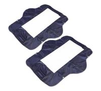 ZUNOXAZ Waterproof Mobility Scooter Tiller Cover with Window, 2pcs Oxford Fabric Dustproof Rainproof Control Panel Protector for Electric Scooter Dashboard, Large Navy Blue, Suitable