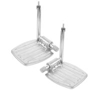 ZUNOXAZ Wheelchair Footrest Replacement with Anti-Slip Support Pole Footplates for Elderly Disabled Athletes Secure and Stable Pedal Pads for Wheelchair Brands