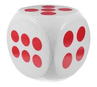 ZUNOXAZ White Jumbo Foam Dice for Party Games and Classroom Teaching Six-sided Soft Sponge Dice for Adults Lightweight Fun for Raffles and Drinking Games